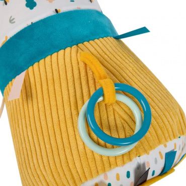 R0023_EKK  Игрушка развивающая серия "В мире животных" Валик детский 